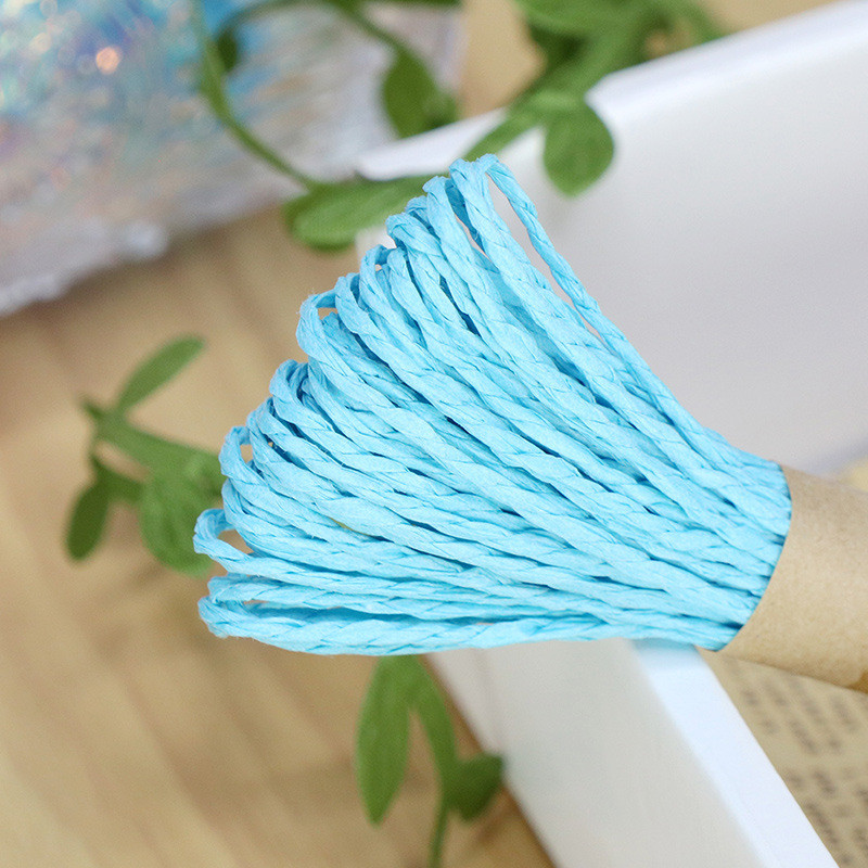 2 Strands Twisted Paper Cord 100m Eco Friendly Paper Cording