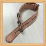 Flesh Pink Canvas Strap Watch Band With Metal Holes Zulu Style