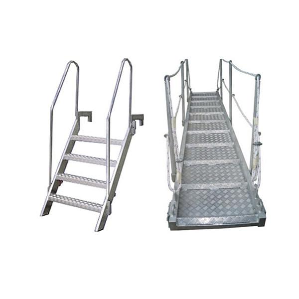 Cheap Inclined Step Vertical Marine Dock Ladder Boat Boarding Steps for sale