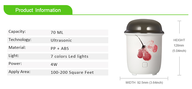 Electric Home Appliance Cup Shape Essential Oil Diffuser Machine