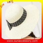 AK17540 fashion Wide brim sunny beach paper straw hats for womens in stock ,