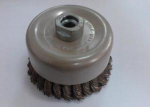 Quality Twisted Cup Brush / Grinder 4 Inch Wire Cup Brush 100mm Outer Diameter wholesale