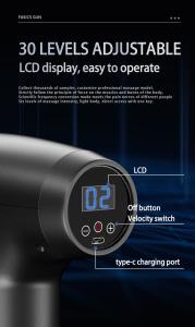 Quality FCC Cordless Massage Gun Rechargeable 5 Heads Electric Handheld Massage Gun wholesale