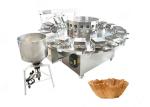 Commercial Waffle Bowl Maker , Ice Cream Waffle Cone Baking Machine 380V