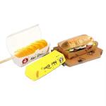 Recyclable Custom Logo Food Container for Hot Dogs and Burgers Eco-Friendly Fast