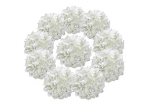 Quality 17cm Artificial Flower Silk Hydrangea Heads For Home Wedding Decor wholesale