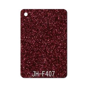 Quality PMMA 2 Sided Premium Glitter Acrylic Sheets 3.0mm Thickness 118&quot; Red wholesale