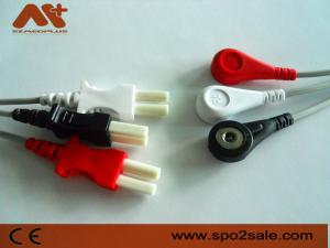 Quality Spacelabs Compatible 3 lead snap ECG Leadwire - 700-0007-00 wholesale