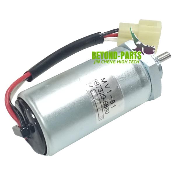 Hitachi Excavator Spare Parts 12V Engine Stop Solenoid Valve Coil 897329-5680 8
