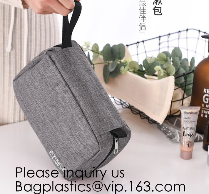 Personalized Portable Bridesmaid Gift Canvas Cosmetic Bag,Washed Canvas Toiletry Cosmetic Bag, Bagease, bagplastics