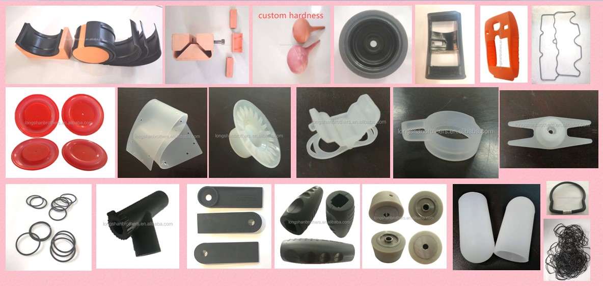 Own Eco-friendly Silicone Rubber Mould Rubber Part Hardness 20-90 ShoreA ISO9001/IATF16949 Eco-friendly