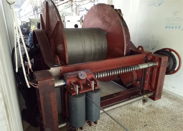 Lebus Grooved Drum For Spooling Device Winch To Wire Rope Multi Layer Winding