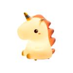 1200mAh LED Silicone Unicorn Bedroom Night Light For Children'S Gift Bedroom