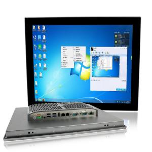 Quality Rugged 17 Inch HMI Panel PC TPM 2.0 RS232 RS422 RS485 9-36V voltage wholesale