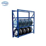 Warehouse Tyre Racking Tire Rack For Storage Collapsible