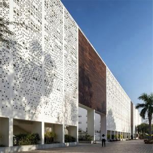 Quality Perforated Aluminum Cladding Panel 300x1200mm Aluminium Facade Panels wholesale