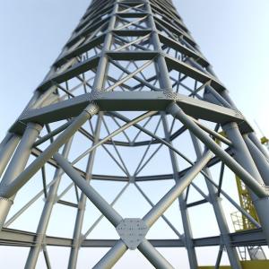 Quality Eco-Friendly Structural Steel Tower Pre Assembled Steel Buildings Anti Corrosion wholesale