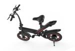 Compact 2 Wheels Foldable Electric Bike , Travel Mini Folding Electric Bicycle