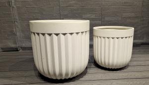 Quality Long-lasting Outdoor Fiber Clay Planter Waterproof And Fireproof Keep 5-6 Years wholesale