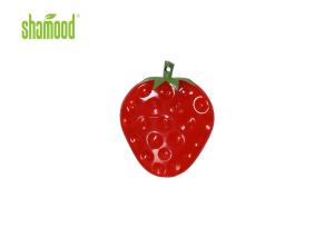 Quality Strawberry Plastic Car Air Freshener Decorative Gel Air Fresheners Red wholesale