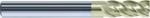 NaNoTiALCrN Coated 3 Flute Flattened Carbide End Mills