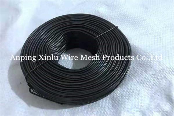 Cheap 16 Gauge Black Annealed Tie Wire Anti Corrosion 1mm - 2mm Diameter Double Loop Rebar Binding Wire for sale