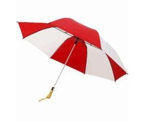 Quality Womens Wind Resistant Golf Umbrella Auto Open Red And White Alternative Colors wholesale