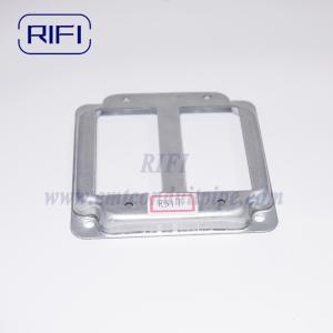 Quality 4&quot; Square Metallic Surface Cover 2 Duplex Receptacle wholesale