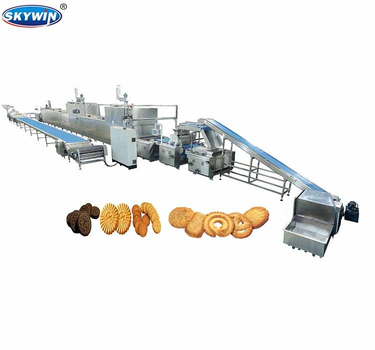 Soft Biscuit Production Line Rotary Moulder Biscuit Making Machine 50-200kg/H Capacity