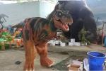 Sillicon Rubber Soft Skin Realistic Dinosaur Costume Handmade Life Size