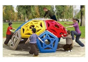 Quality ZK110 - 4 Plastic Climbing Frame , Outdoor Fitness Equipment CE / GS Approved wholesale