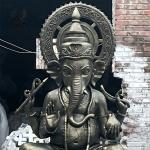 Bronze Lord Ganesha Statue Sculpture Brass Ganesh Indian God Metal Hindu