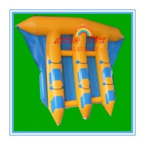 Quality Exciting PVC Inflatable Fly Fishing Boats Banana Shape for Water Park(CY-M2729) wholesale