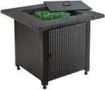 30'' Outdoor Gas Firepit Table All-Season Alloy Steel