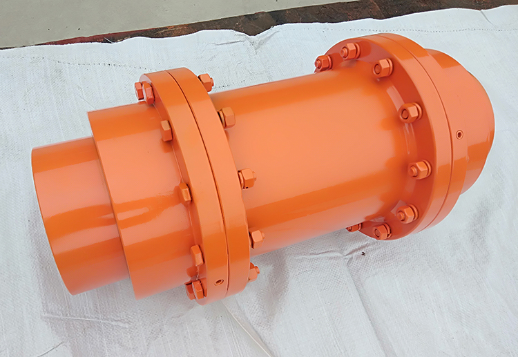 High Quality WGT Type model middle set connection Drum Shape Gear flexible shaft Coupling With Intermediate Sleeve
