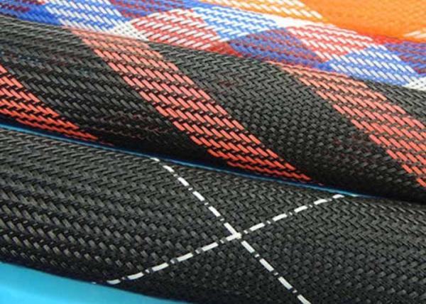 Polyester Heat Shrinkable Braided Sleeving , Cable Protection Sleeve High