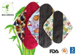 Quality Red / Black Waterproof Changing Pad Anti Bacterial Charcoal Bamboo Founded wholesale