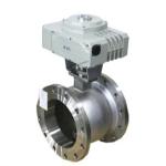 Stainless Steel Electric Control Valve Double Flange Ball Valve For Steam
