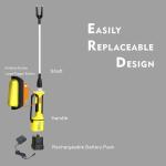 4.2V Compact Electric Livestock Prod Rechargeable 111cm Waterproof Plastic