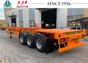 Quality 40ft Tri Axle Skeletal Trailer With Airbag Suspension wholesale