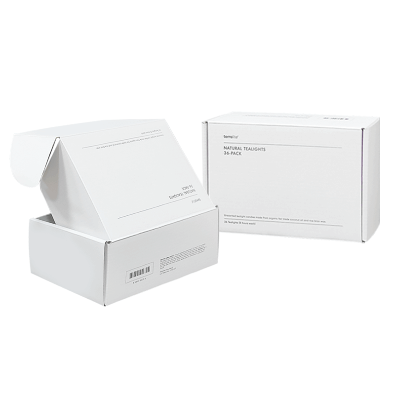 Fashion Style Retangular Mailer Paper Box White Shoes And Clothing Shipping Boxes