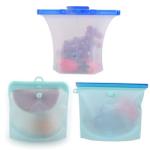 1.5L Sandwich Preservation Silicone Food Pouches Reusable Food Storage Bags
