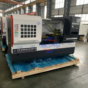 Quality Cnc Wheel Lathe Machine Heavy Duty Automatic Torno Flat Bed wholesale