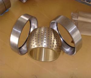 Quality Oil Groove Copper Bushings Standard Size High Precision Dust Resistant wholesale