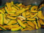 Frozen Steamed Sweet Pumpkin Slice with skin