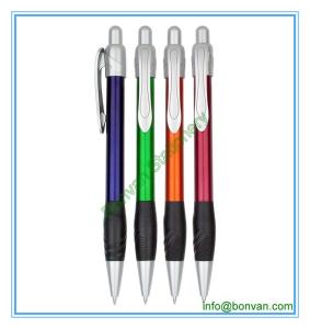 Quality gripped executive plastic pen,matt color plastic gift printed ball pen wholesale