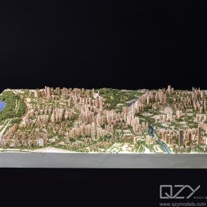 Quality Wooden Landscape Architectural Site Model Miniature Buildings Aecom 1/3000 wholesale