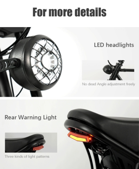 20 Inch Fat Tire Electric Bike 750 Watt Superb 73 Hot Aluminum Alloy Frame 48V 17Ah