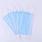 Non Woven Fabric Disposable Surgical Masks 20 / 20 / 25 Grams Softness Moderate