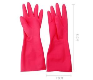 Quality Customizable Cotton Flock Lined Latex Gloves with Waterproof Coating wholesale